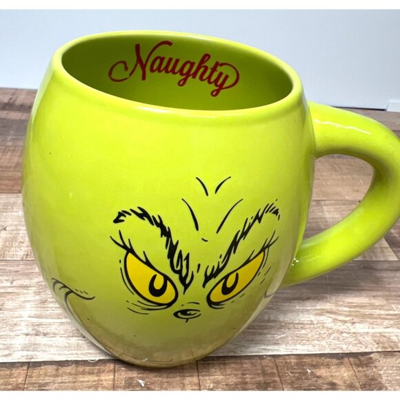 Grinch Character Ceramic Coffee Mug Holiday Novelty Drinkware Large - Picture 1 of 3